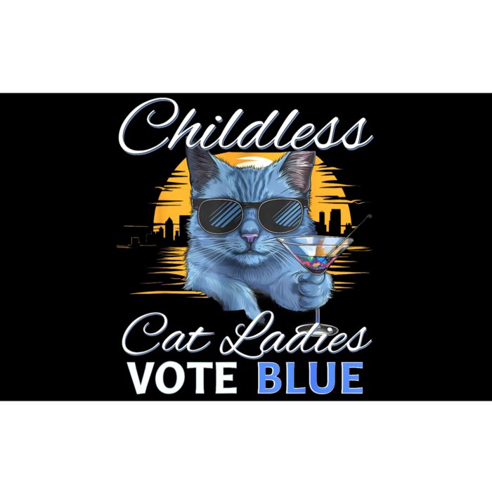 Childless Cat Ladies Vote Blue In November Kamala President Bumper Sticker