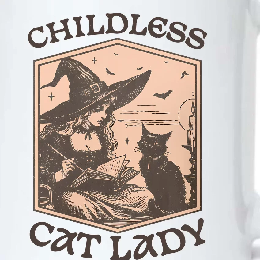 Childless Cat Lady Black Color Changing Mug