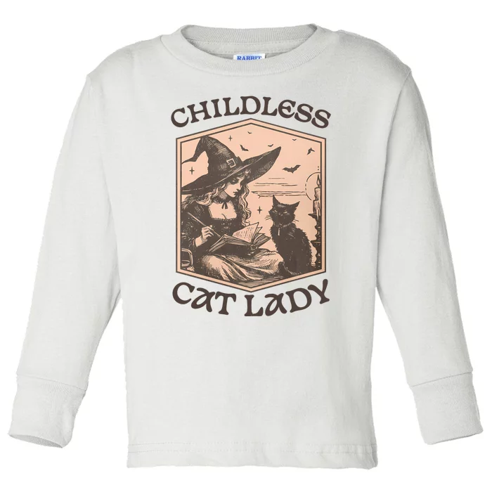 Childless Cat Lady Toddler Long Sleeve Shirt