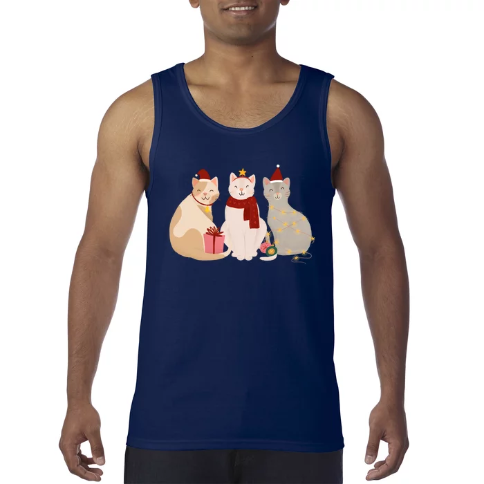 Catmas Cat Lover Cute Christmas Tank Top