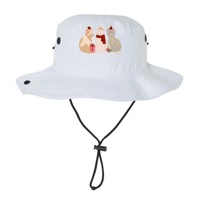 Catmas Cat Lover Cute Christmas Legacy Cool Fit Booney Bucket Hat