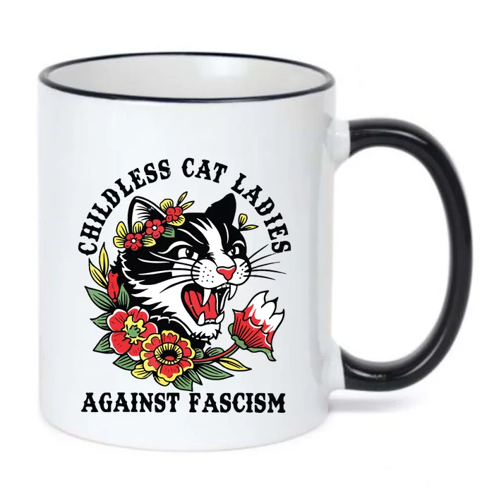 Childless Cat Ladies Voting Election 2024 Usa Vintage Black Color Changing Mug