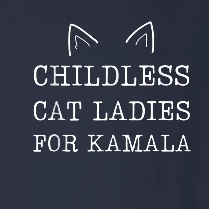 Childless Cat Ladies For Kamala Toddler Long Sleeve Shirt