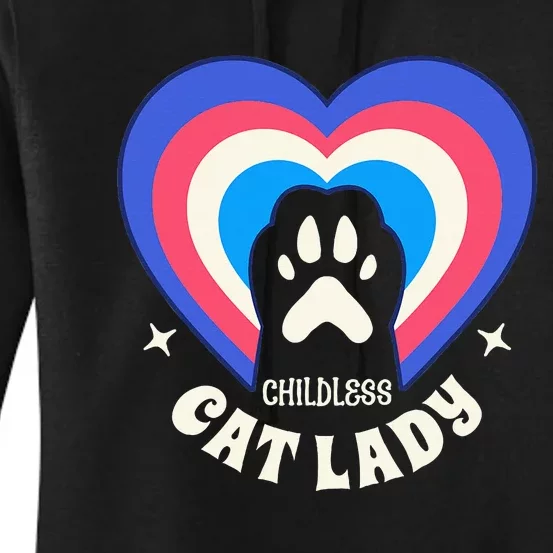 Childless Cat Lady Women's Pullover Hoodie