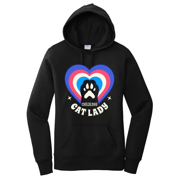 Childless Cat Lady Women's Pullover Hoodie