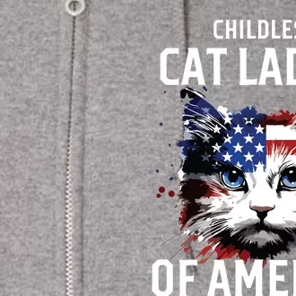 Childless Cat Lady Full Zip Hoodie