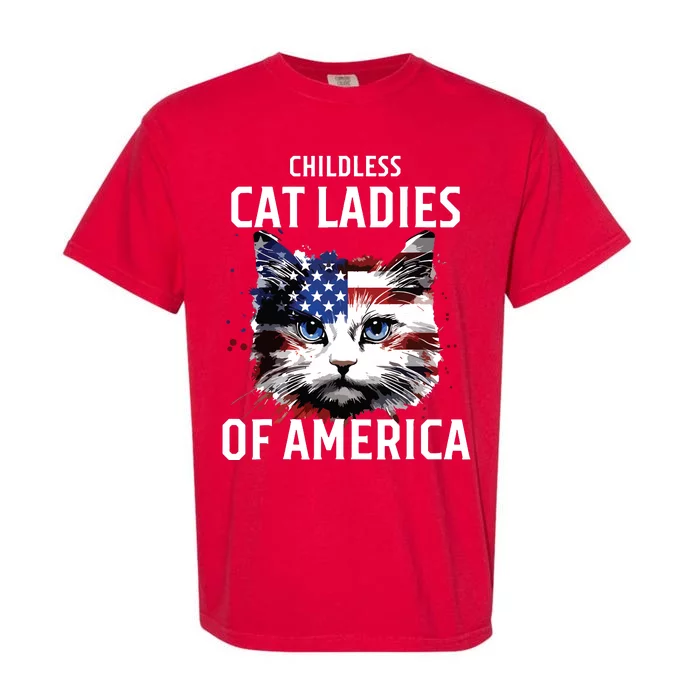 Childless Cat Lady Garment-Dyed Heavyweight T-Shirt