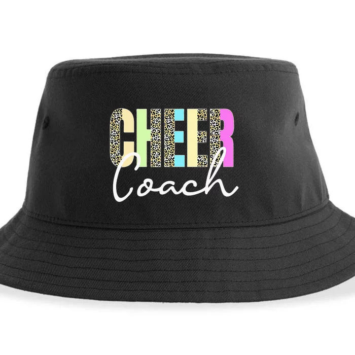 Cheer Coach Leopard Cheerleading Cute Cheer Coach Sustainable Bucket Hat