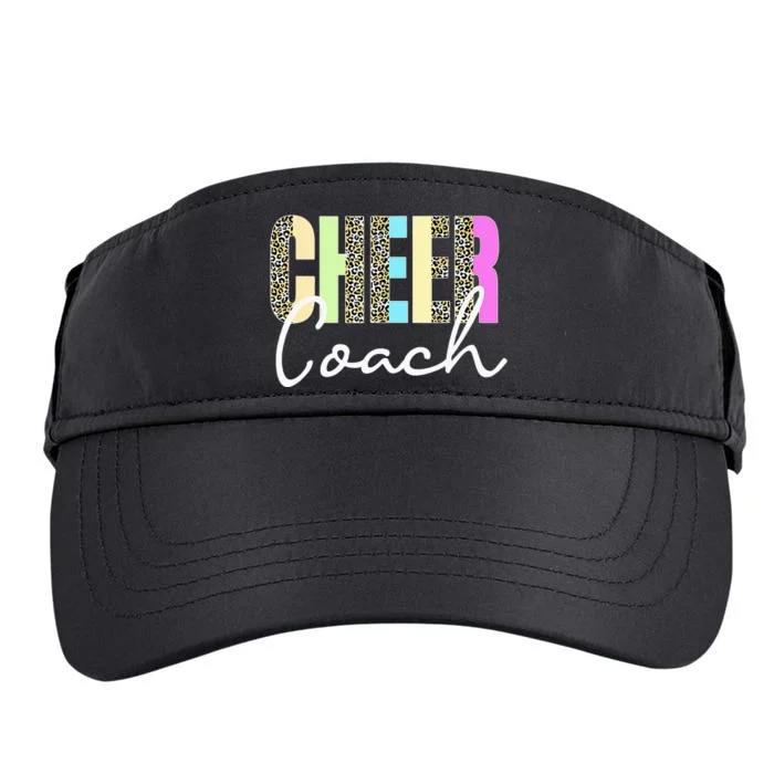 Cheer Coach Leopard Cheerleading Cute Cheer Coach Adult Drive Performance Visor