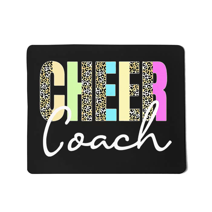 Cheer Coach Leopard Cheerleading Cute Cheer Coach Mousepad