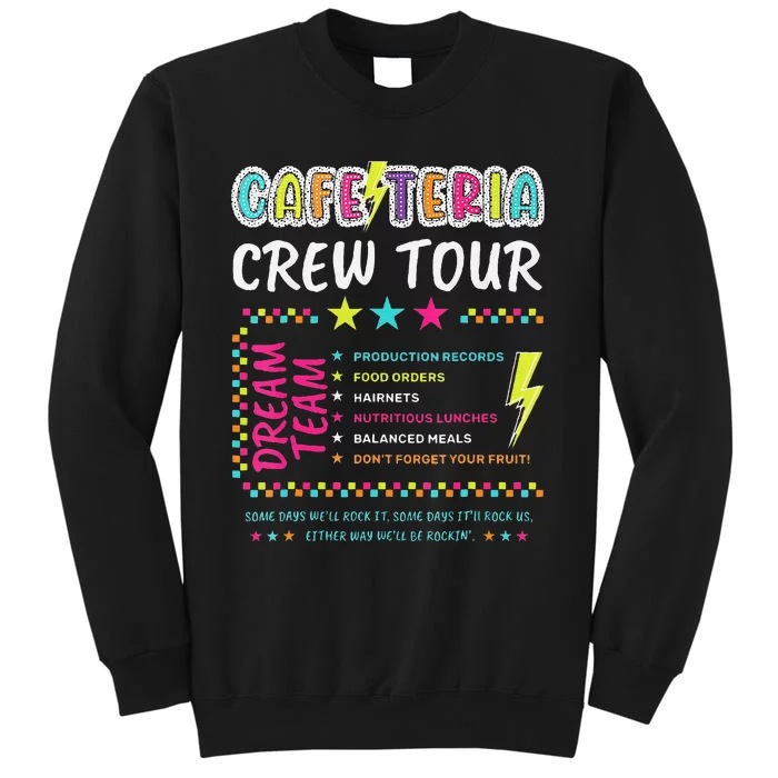 Cafeteria Crew Lunch Lady Dream Team Back To School Sweatshirt