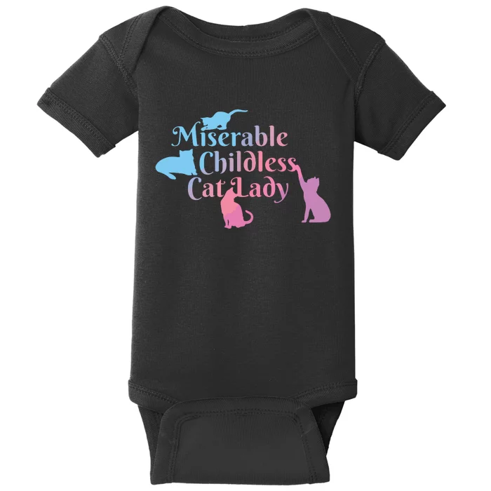 Childless Cat Ladies Against Fascism Baby Bodysuit