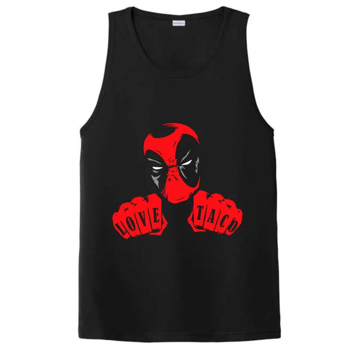 Cult Comic Love Taco Performance Tank