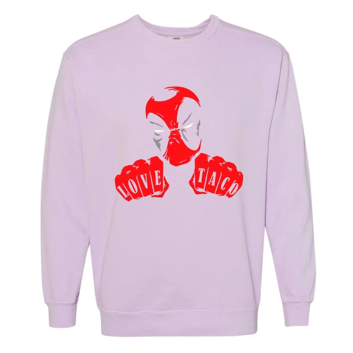 Cult Comic Love Taco Garment-Dyed Sweatshirt