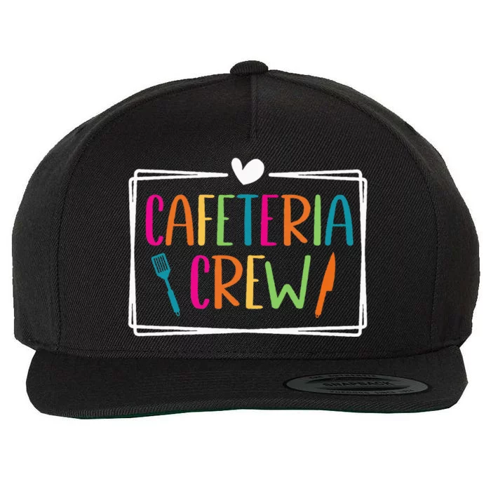 Cafeteria Crew Lunch Ladies Back To School Lunch Lady Squad Wool Snapback Cap