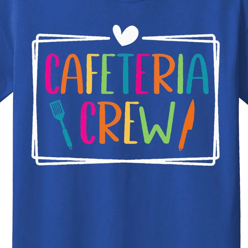 Cafeteria Crew Lunch Ladies Back To School Lunch Lady Squad Kids T-Shirt