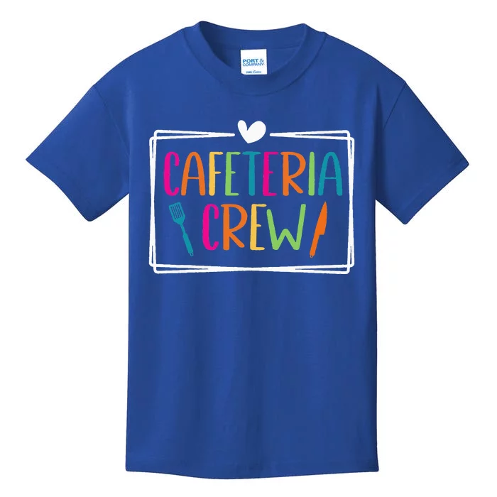 Cafeteria Crew Lunch Ladies Back To School Lunch Lady Squad Kids T-Shirt