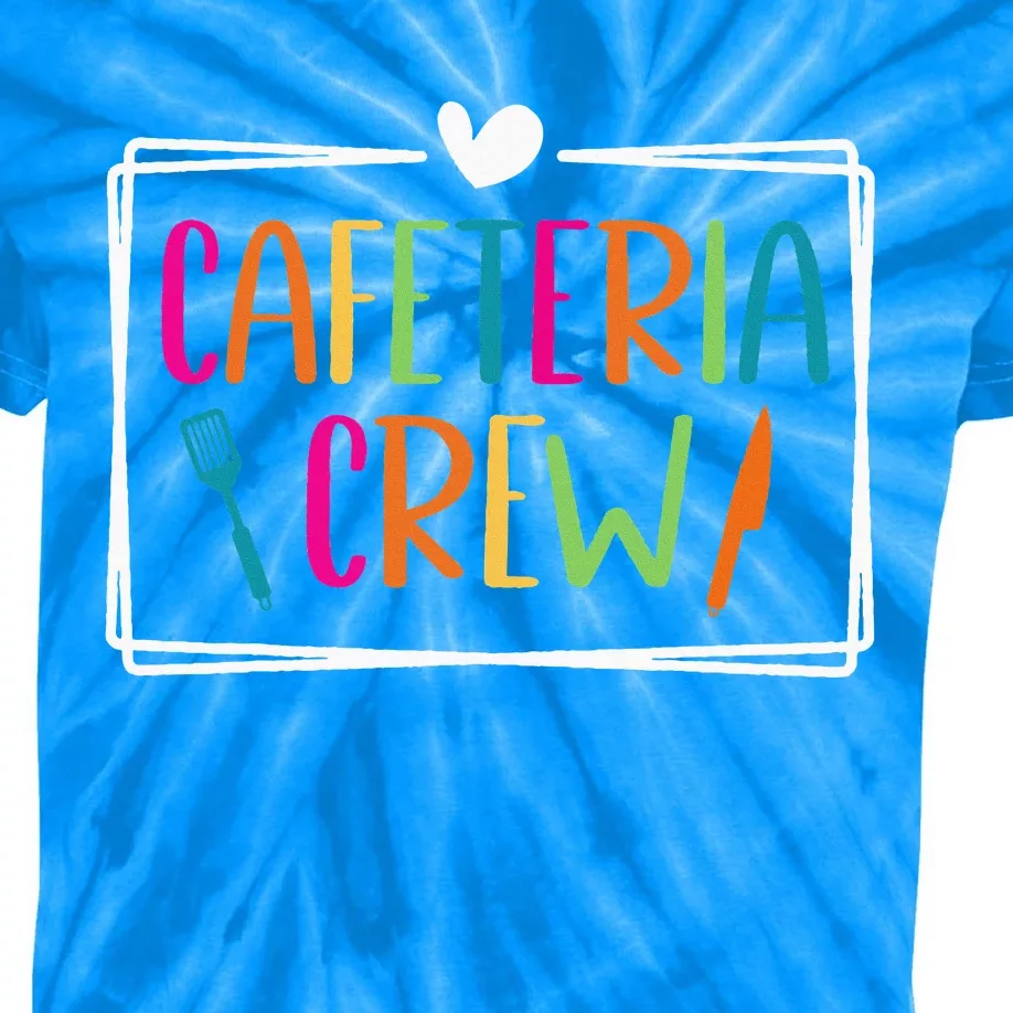 Cafeteria Crew Lunch Ladies Back To School Lunch Lady Squad Kids Tie-Dye T-Shirt