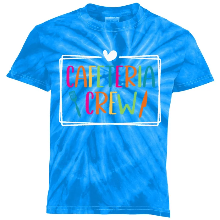 Cafeteria Crew Lunch Ladies Back To School Lunch Lady Squad Kids Tie-Dye T-Shirt