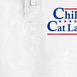 Childless Cat Lady Kamala Dry Zone Grid Performance Polo