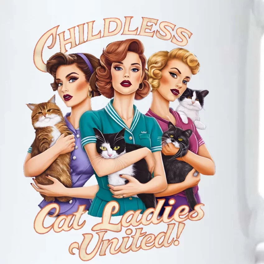 Childless Cat Ladies United 2024 Black Color Changing Mug