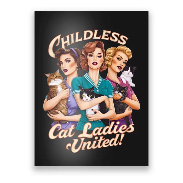 Childless Cat Ladies United 2024 Poster