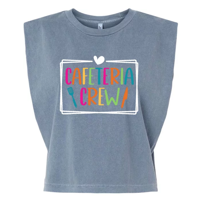 Cafeteria Crew Lunch Ladies Back To School Lunch Lady Squad Garment-Dyed Women's Muscle Tee