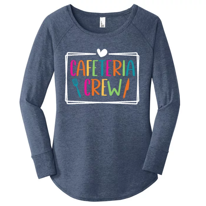 Cafeteria Crew Lunch Ladies Back To School Lunch Lady Squad Women's Perfect Tri Tunic Long Sleeve Shirt