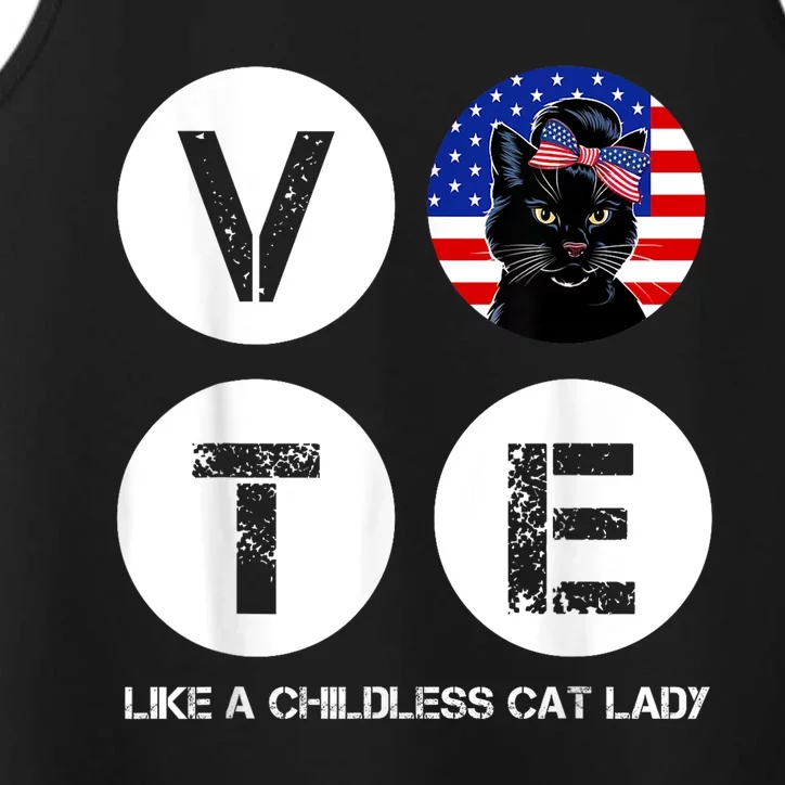 Childless Cat Ladies Kamala Performance Tank