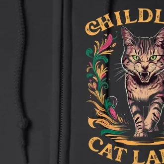 Childless Cat Ladies Feminist Childless Cat Ladies 2024 Full Zip Hoodie