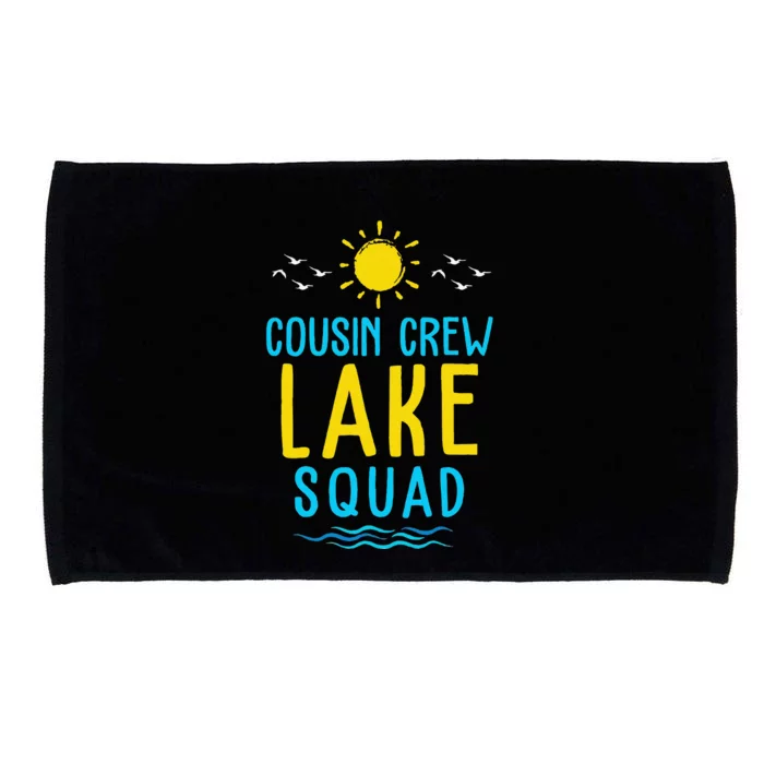 Cousin Crew Lake Squad Summer Vacation Family Matching Microfiber Hand Towel