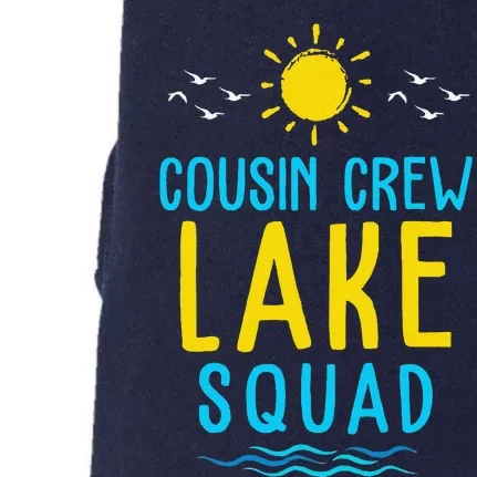 Cousin Crew Lake Squad Summer Vacation Family Matching Doggie 3-End Fleece Hoodie