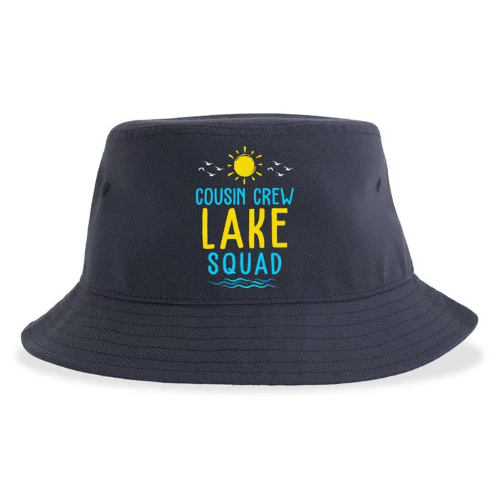 Cousin Crew Lake Squad Summer Vacation Family Matching Sustainable Bucket Hat