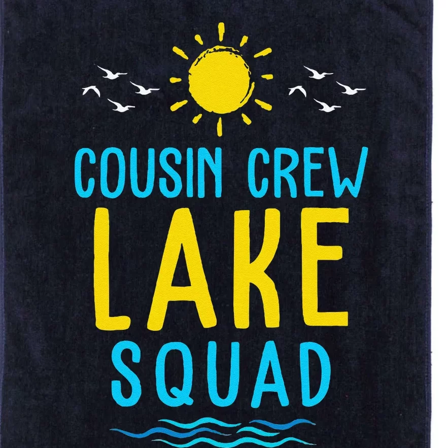 Cousin Crew Lake Squad Summer Vacation Family Matching Platinum Collection Golf Towel