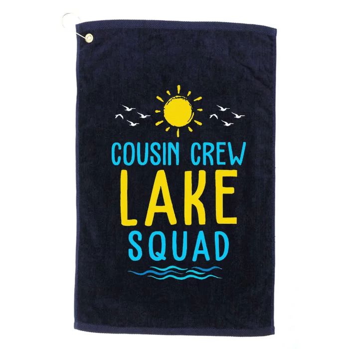 Cousin Crew Lake Squad Summer Vacation Family Matching Platinum Collection Golf Towel