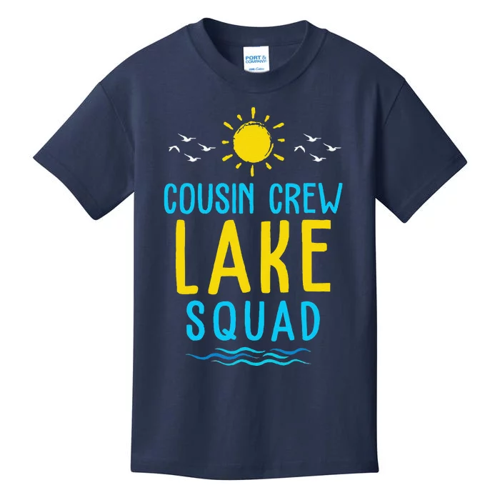 Cousin Crew Lake Squad Summer Vacation Family Matching Kids T-Shirt