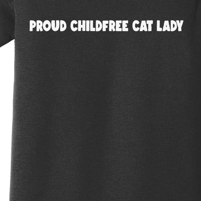 Childfree Cat Lady For Cat Mom Women Cat Lady Gift Baby Bodysuit