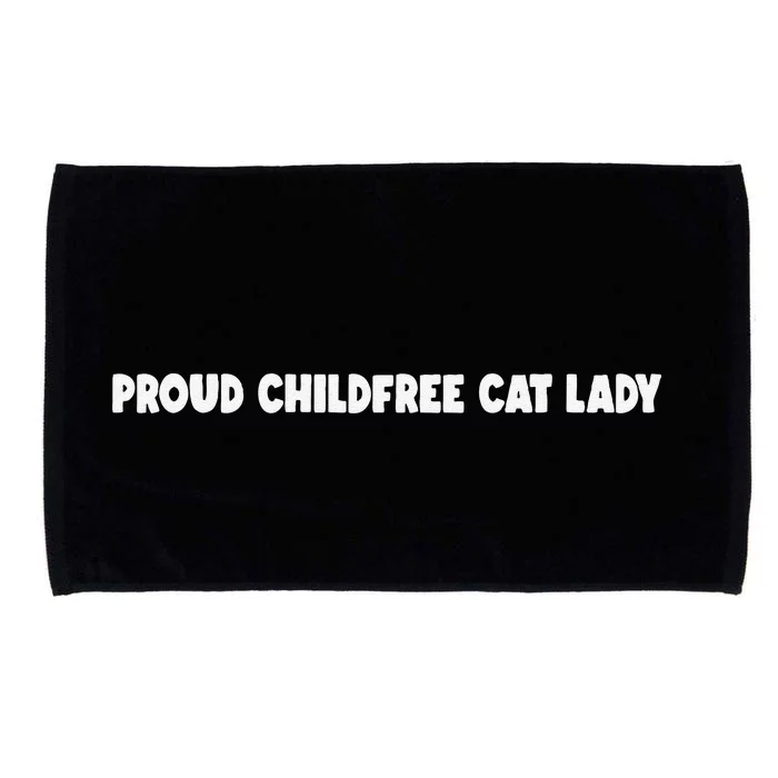 Childfree Cat Lady For Cat Mom Women Cat Lady Gift Microfiber Hand Towel