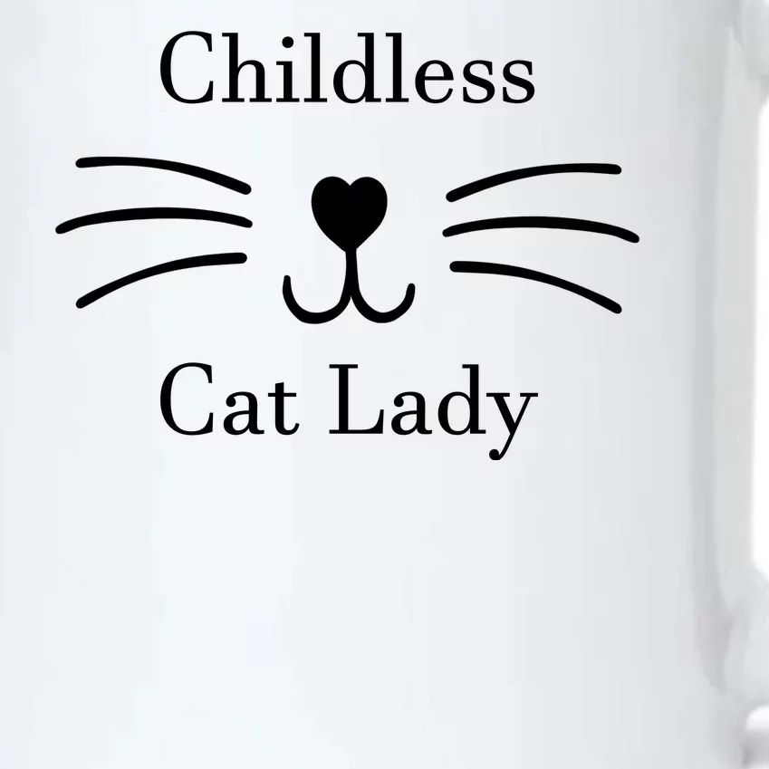 Childless Cat Lady Kamala Harris Black Color Changing Mug