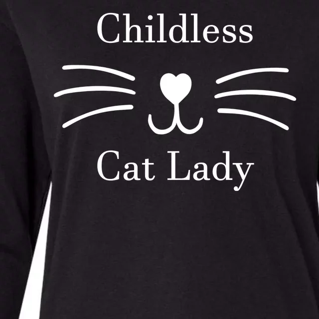 Childless Cat Lady Kamala Harris Womens Cotton Relaxed Long Sleeve T-Shirt