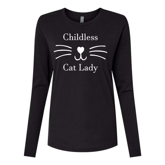 Childless Cat Lady Kamala Harris Womens Cotton Relaxed Long Sleeve T-Shirt