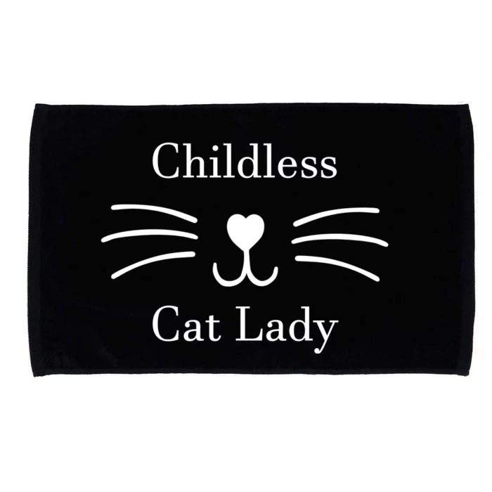 Childless Cat Lady Kamala Harris Microfiber Hand Towel