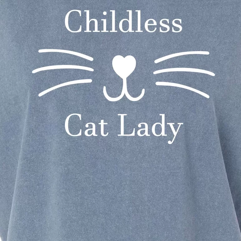 Childless Cat Lady Kamala Harris Garment-Dyed Women's Muscle Tee