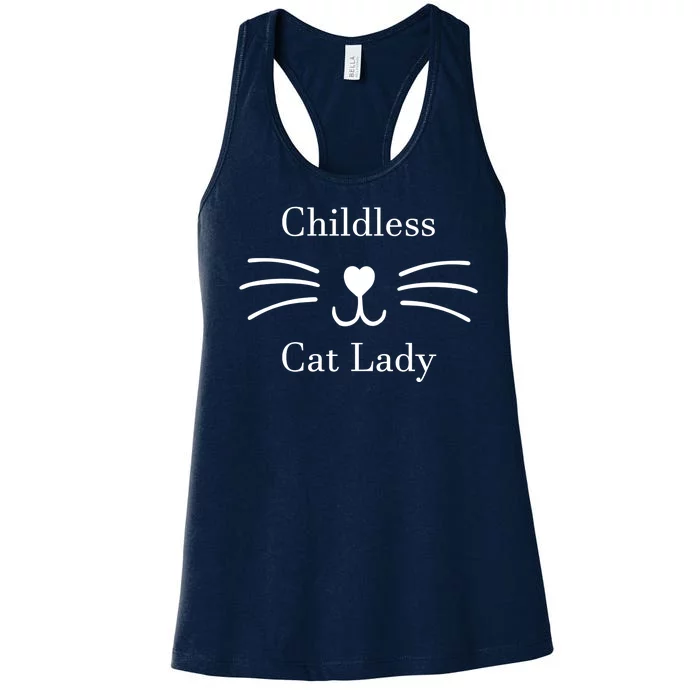 Childless Cat Lady Kamala Harris Women's Racerback Tank