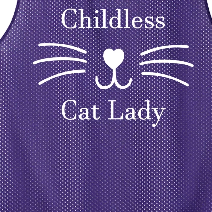 Childless Cat Lady Kamala Harris Mesh Reversible Basketball Jersey Tank