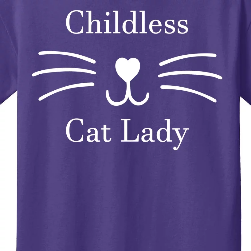 Childless Cat Lady Kamala Harris Kids T-Shirt