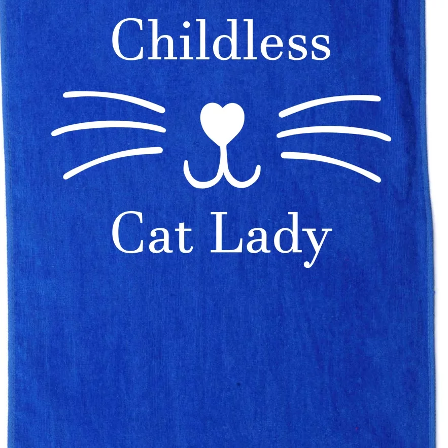 Childless Cat Lady Kamala Harris Platinum Collection Golf Towel