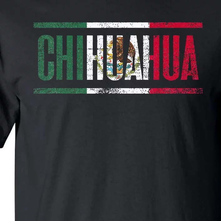 Chihuahua Con La Bandera De México Tall T-Shirt