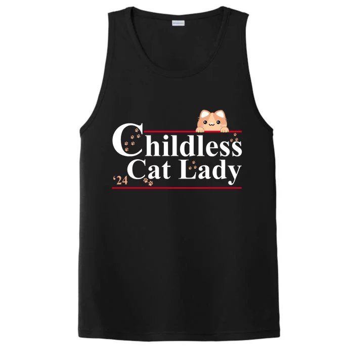 Childless Cat Lady 2024 Kamala Harris Election Performance Tank