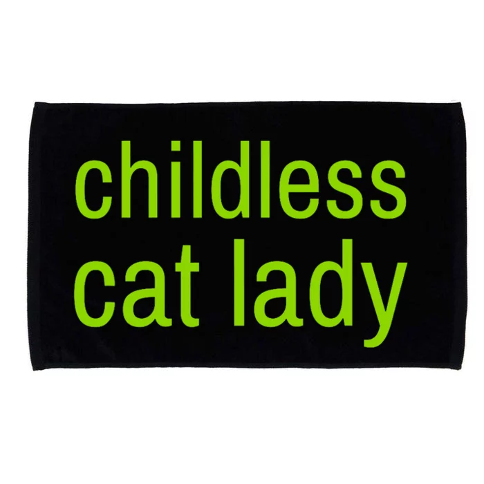 Childless Cat Lady Funny Vote 2024 Microfiber Hand Towel